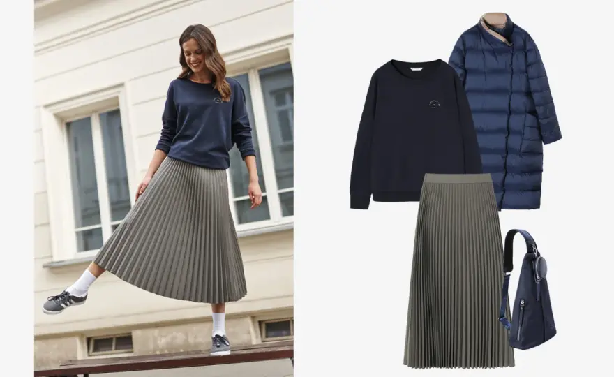 Sweter do spódnicy - jak łączyć, by wyglądać lekko?